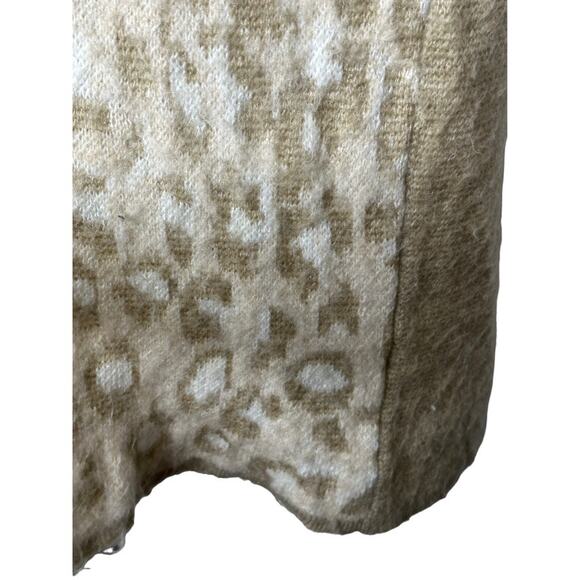 Topshop Leopard Print Longline Open Front Cardigan Size 0-2 NEW - Picture 5 of 9